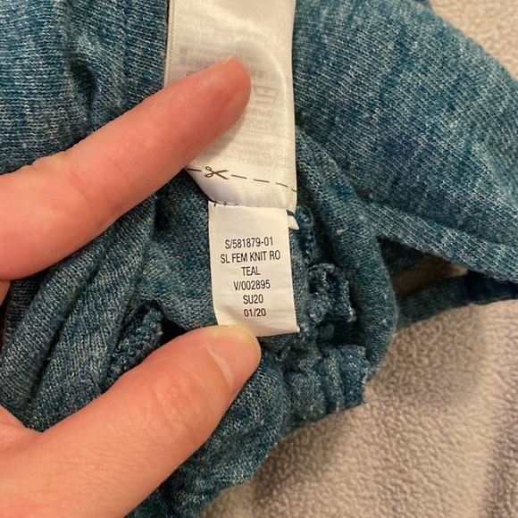 Old Navy Teal Knit Romper Size M - Picture 4 of 5